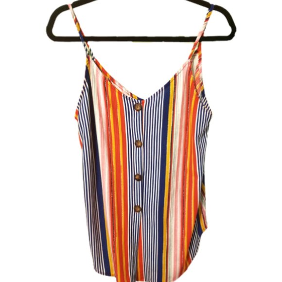 Button Tank Top - Brenda S- Size Large - Picture 4 of 6